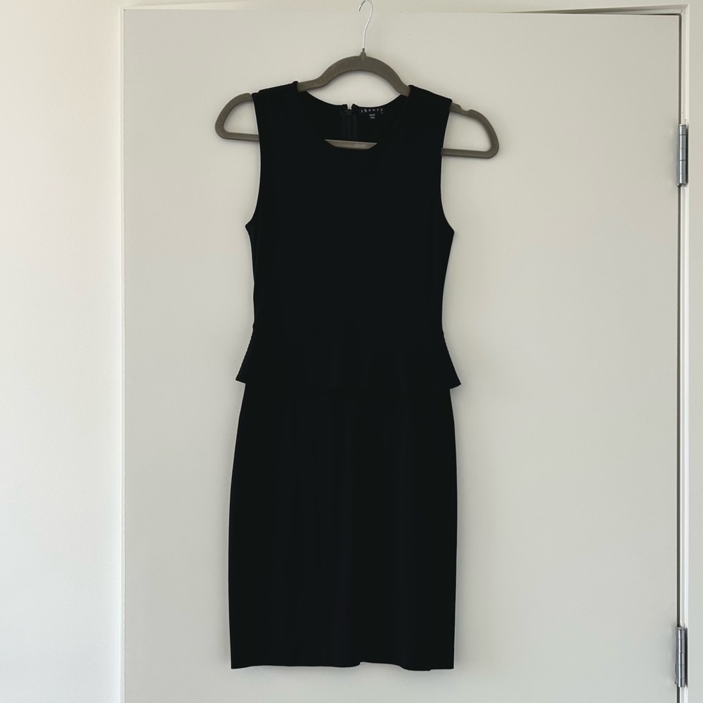 Theory Black Dress Size 2